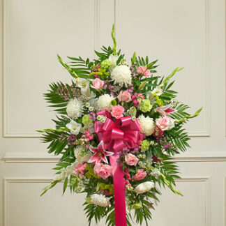 Deepest Sympathies Pastel Standing Spray