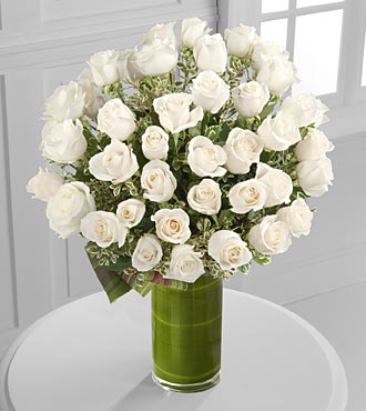 Clarity Luxury Rose Bouquet - 36-inch Premium Long-Stemmed Roses
