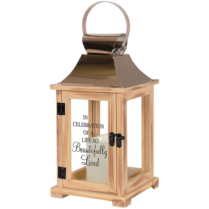 "in celebration of" lantern