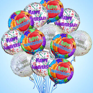 12 Happy Anniversary Balloons