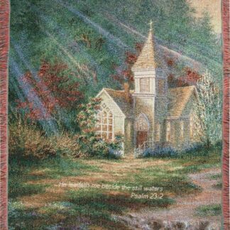 He Leadeth Me Sympathy Tapestry