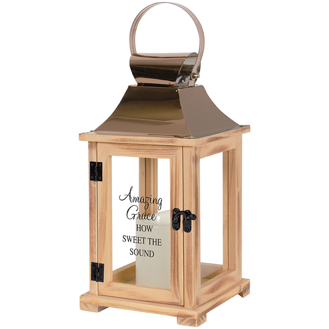 Amazing Grace Sympathy Lantern