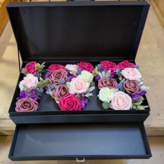 I love You Box With Drawer * Fresh Flowers Or Artificial Flowers