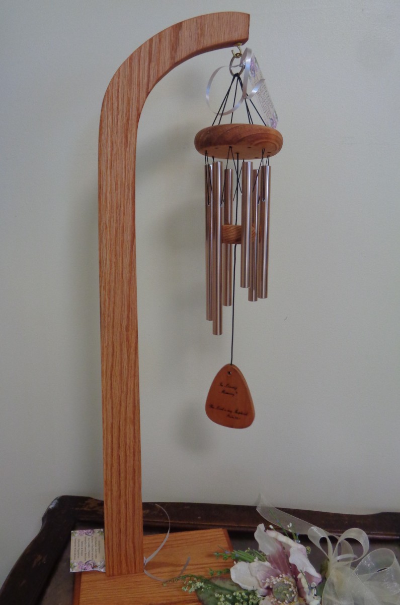 Small Wind Chime On Stand