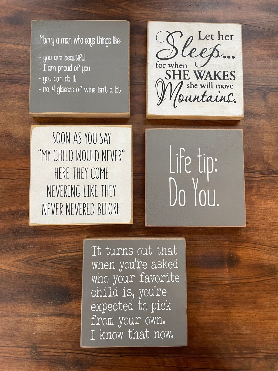 Wall /tabletop signs