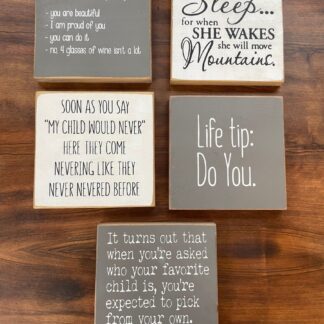 wall/table top signs